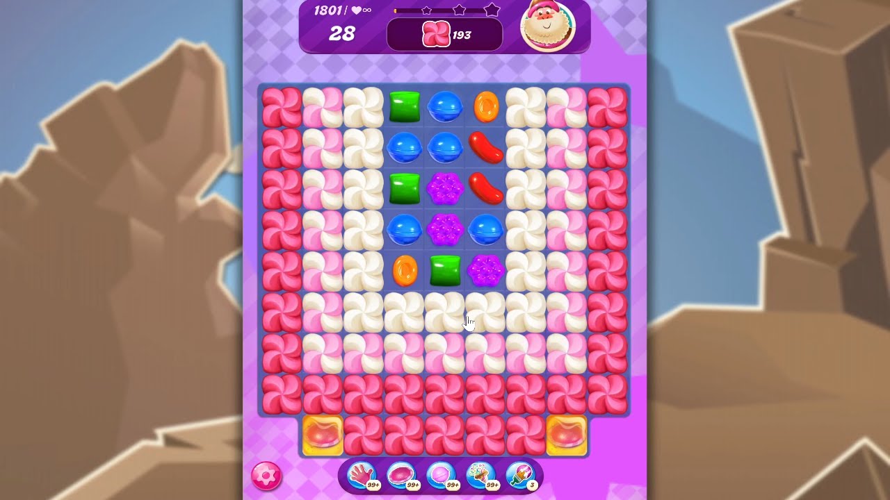 Candy Crush Saga LEVEL 1801 NO BOOSTERS (new version)🐟☑️
