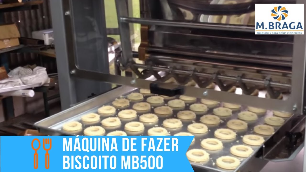 Máquina de Fazer Biscoito MB500 | M.Braga Máquinas ©