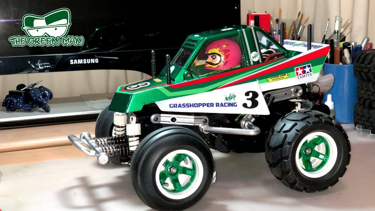 Tamiya Comical Grasshopper Timelapse Buid - The Green Man