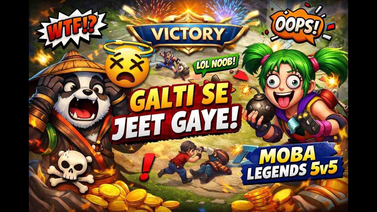 MOBA Legends 5v5 Funny Match 🤣 | Galti Se Win Ho Gaya!