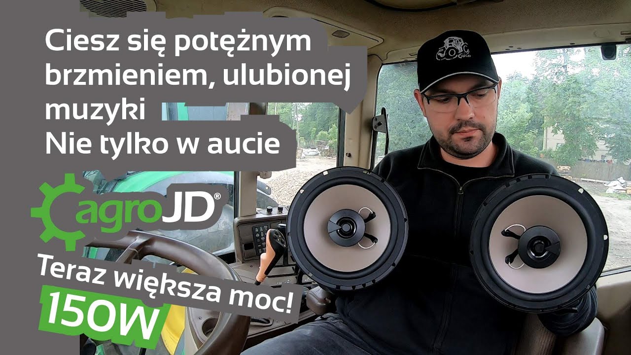Czysty dźwięk📢komfort na który możesz sobie pozwolić👈Głośniki AL174533 dobrane do maszyn John Deere🚜