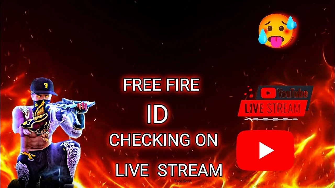 free fire live id reaction 😱