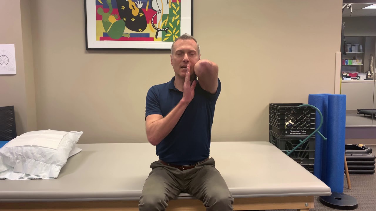 Upper Thoracic Spine Self Mobilization