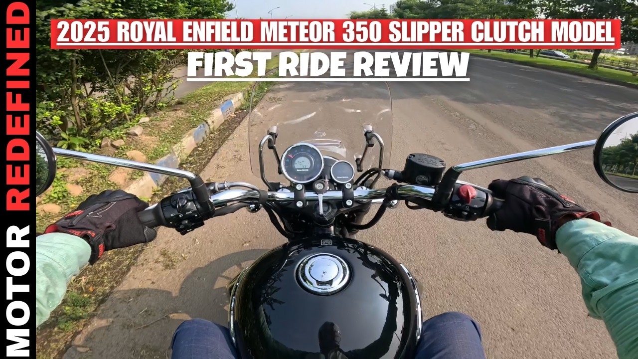 All New 2025 Royal Enfield Meteor 350 Slipper Clutch Model Ride Review | 18% GST Price??