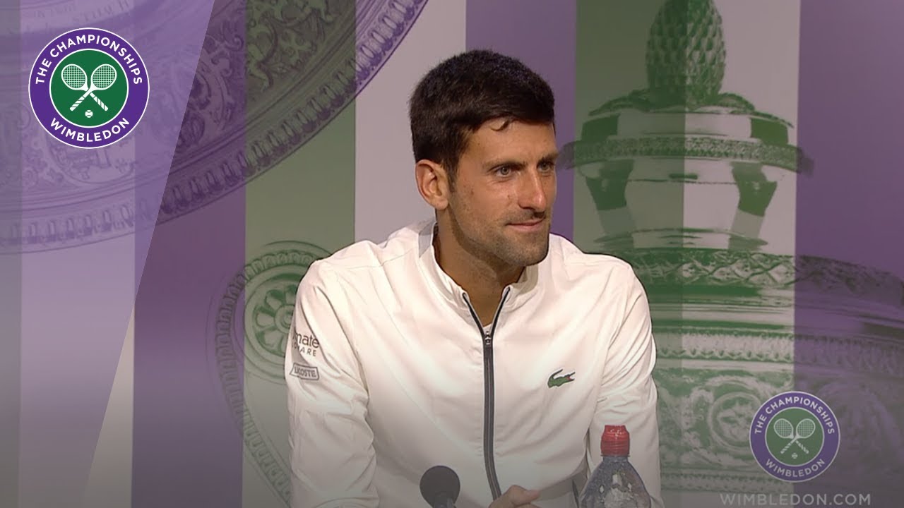 Novak Djokovic Fourth Round Press Conference Wimbledon 2019