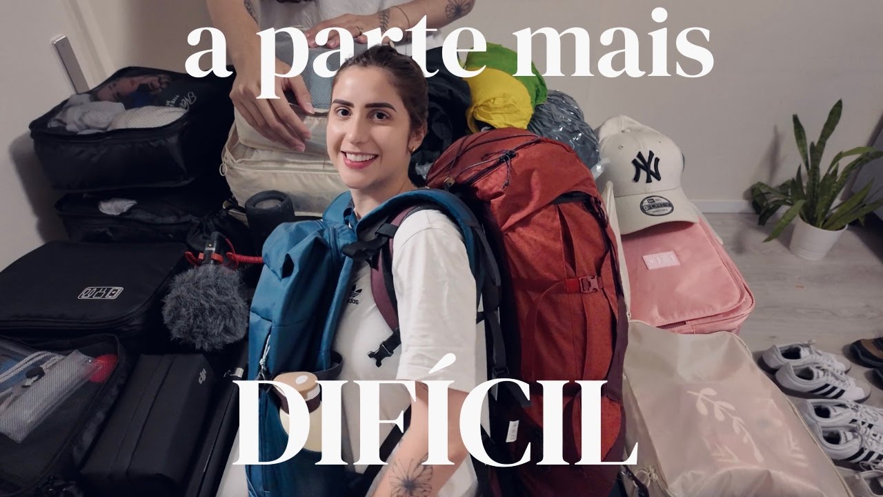 TUDO QUE VAMOS LEVAR NO NOSSO MOCHIL&Atilde;O DE UM ANO PELO MUNDO  🌎