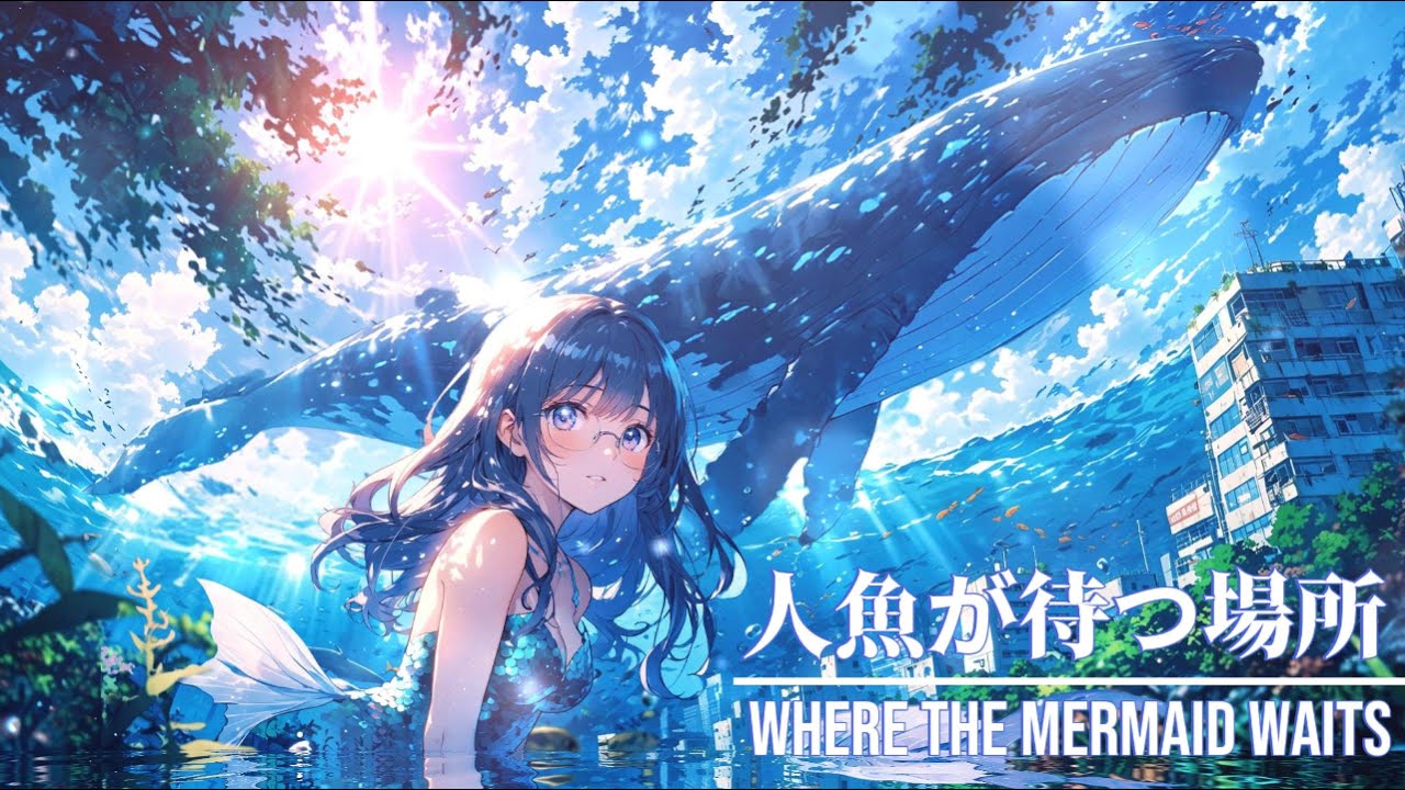 [Underwater Piano & Ocean Ambience] Where the Mermaid Waits [1 Hour | Relax & Deep Focus BGM]