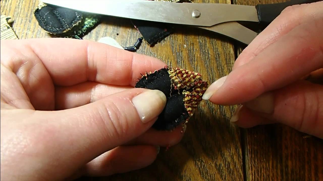 Stumpwork Beetles: Using Machine Stitches Instead of Hand Embroidery