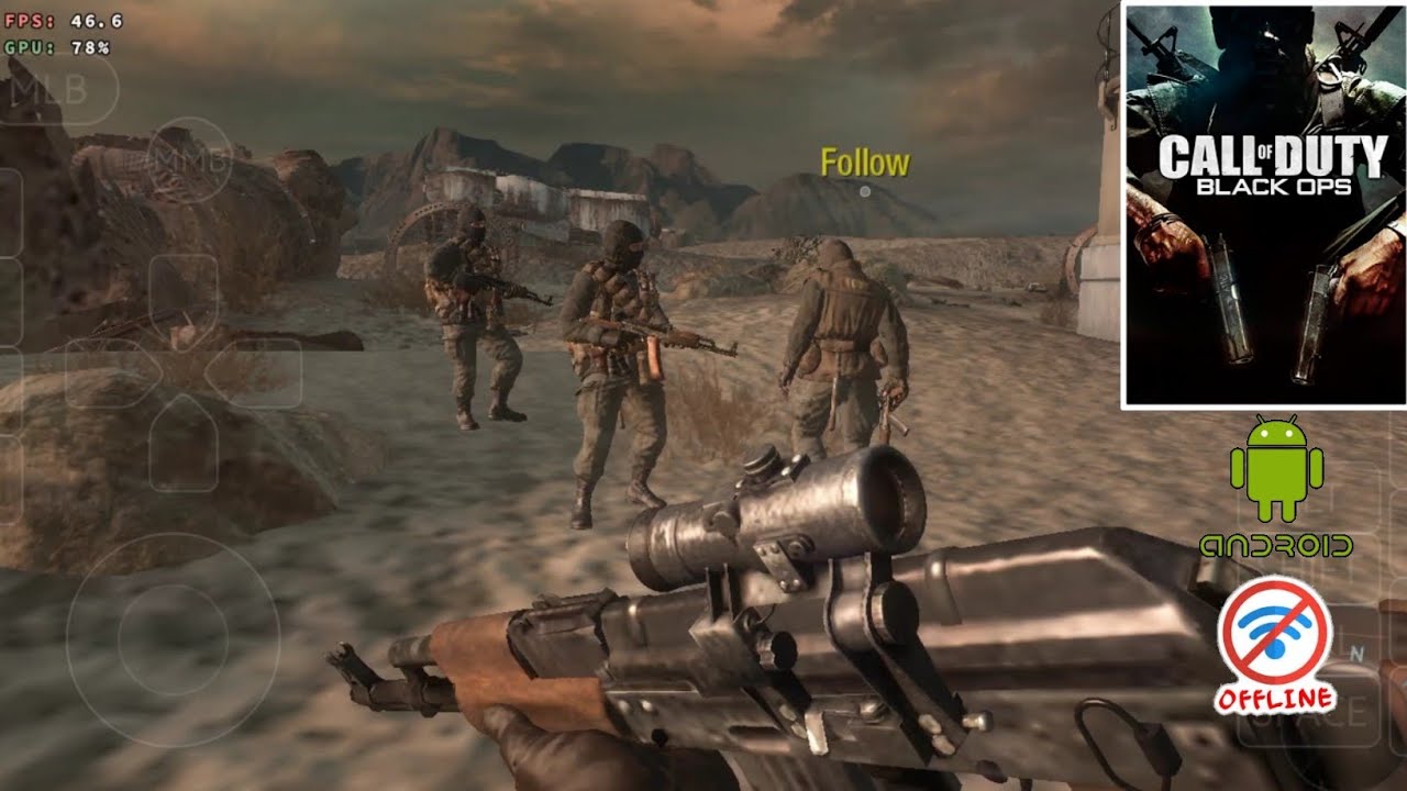 Call of Duty Black Ops (PC) на Android GameHub|GameFusion 4.1.5 Эмулятор Snapdragon 8 gen 3