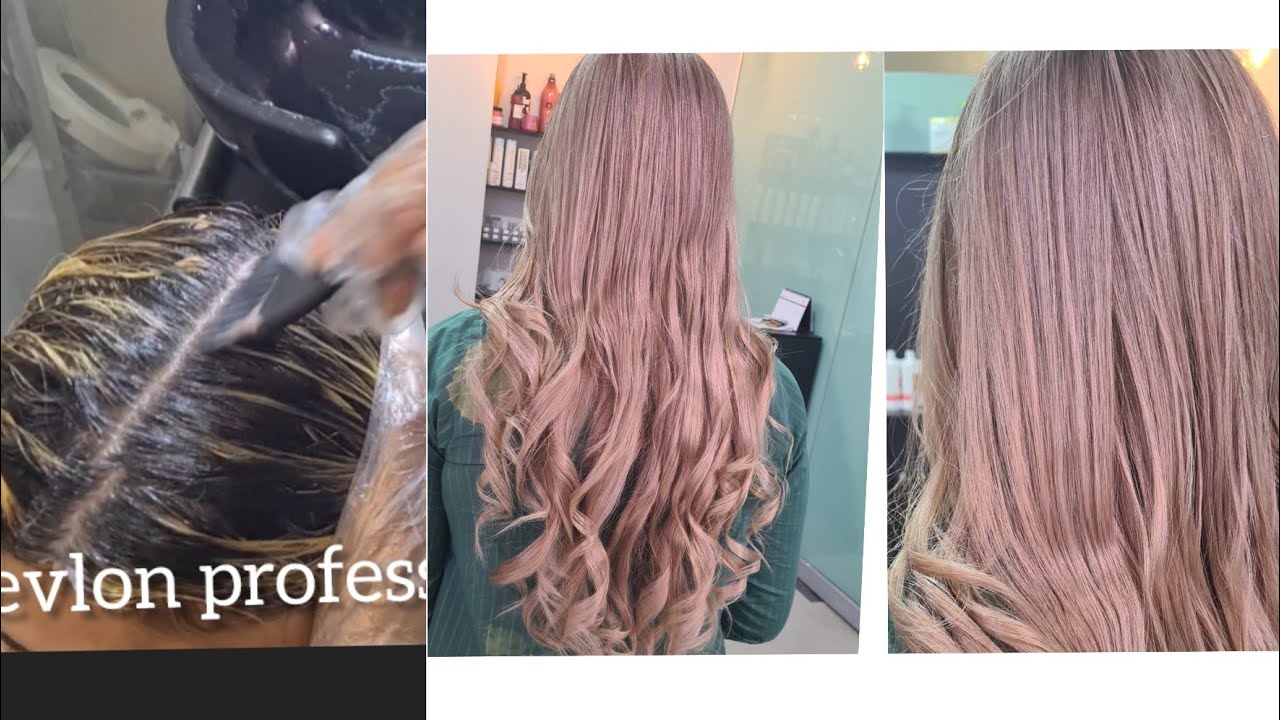violet blonde ombre