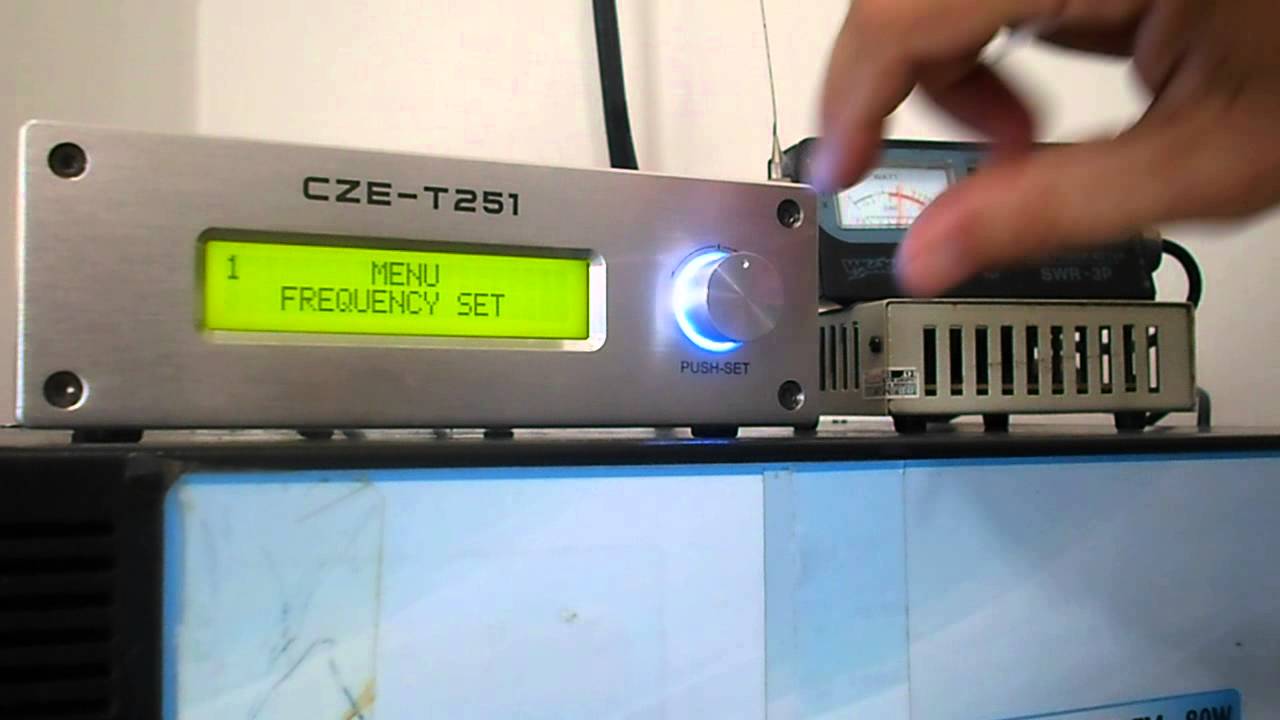 Transmissor FM PLL CZE-T251 - 25W