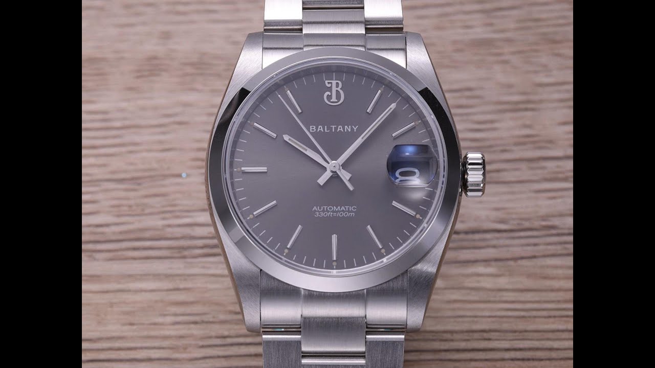 Baltany S4095 | 36mm Smooth Bezel DJ Homage Dress Watches