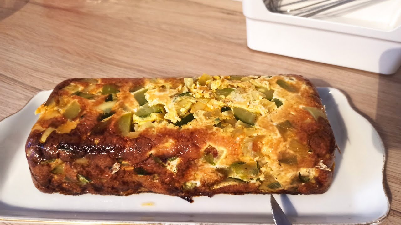TERRINE DE COURGETTES AU CHÈVRE FRAIS