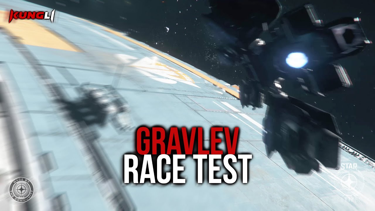 Dragonfly Gravlev Race Test pt. 1 | Star Citizen