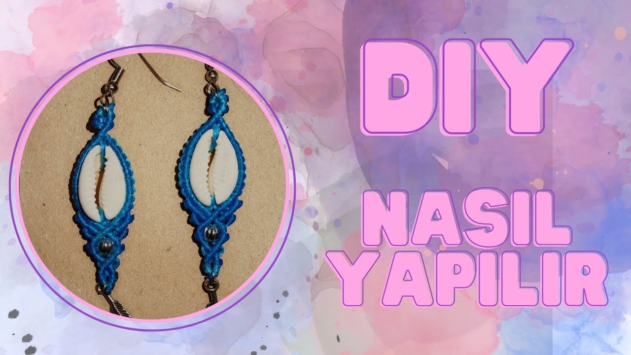 Makrome K&uuml;pe /  Macrame Earrings / DIY