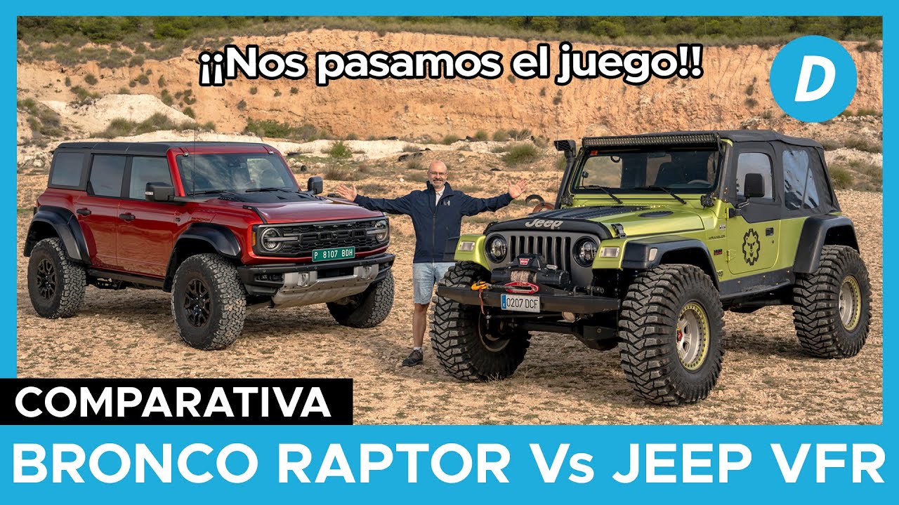 Comparativa 4x4 ¡al límite!: Ford Bronco Raptor vs Jeep Wrangler VFR | Prueba | Diariomotor [E3-3]