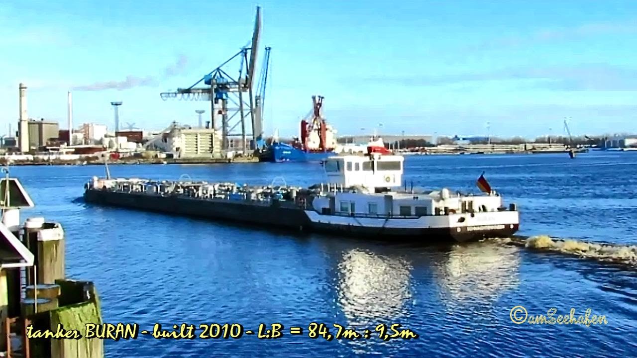 TMS BURAN DD6309 MMSI 211500770 Emden inland tanker merchant vessel Tankschiff Binnenschiff