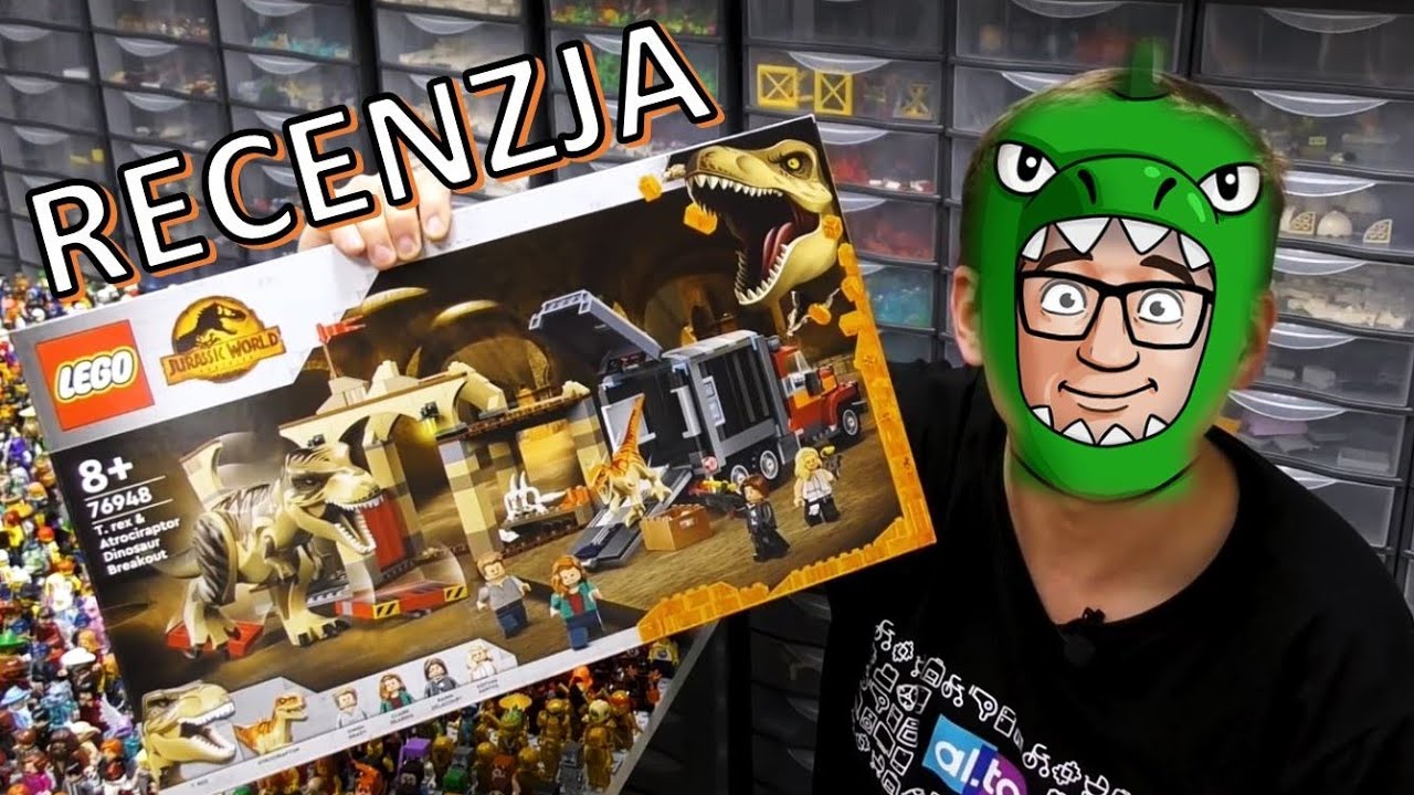 TYRANOZAUR i POMARAŃCZOWY ATROCIRAPTOR (76948) 💪 / RECENZJA