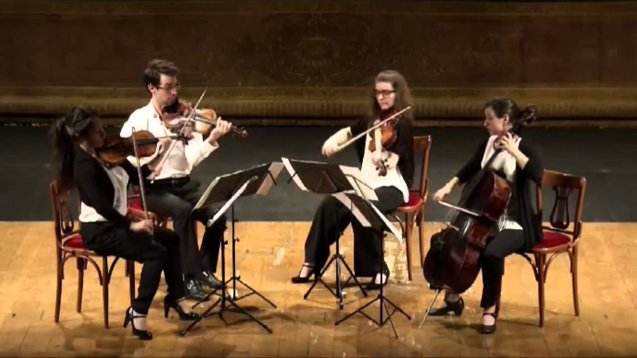 Quartetto Indaco J.Brahms op.51 n.1 VI.Allegro Premio Paolo Borciani 2014 String Quartet Competition
