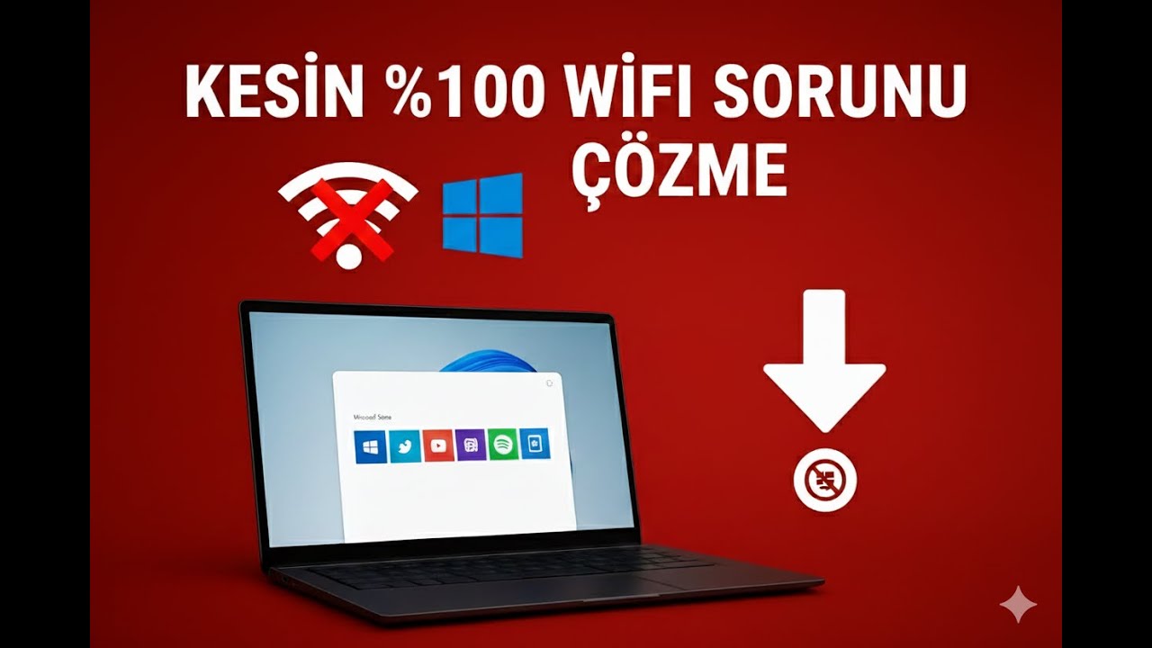 KESİN %100: WiFi Sorunu Çözme! | Windows 10 & 11'de İnternet Bağlantısı Yok Hatası (2025)