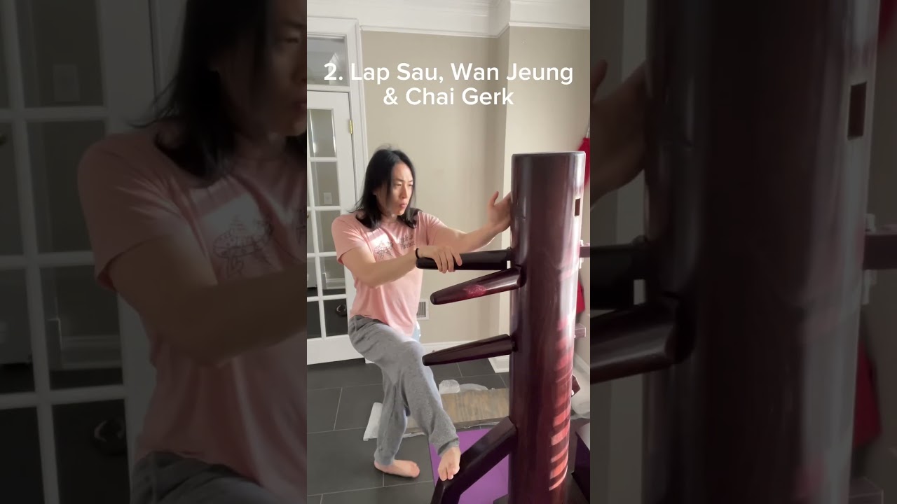 Wing Chun Solo & Wooden Dummy Drill (Day 79) #martialarts #woodendummy #wingchun #kungfu