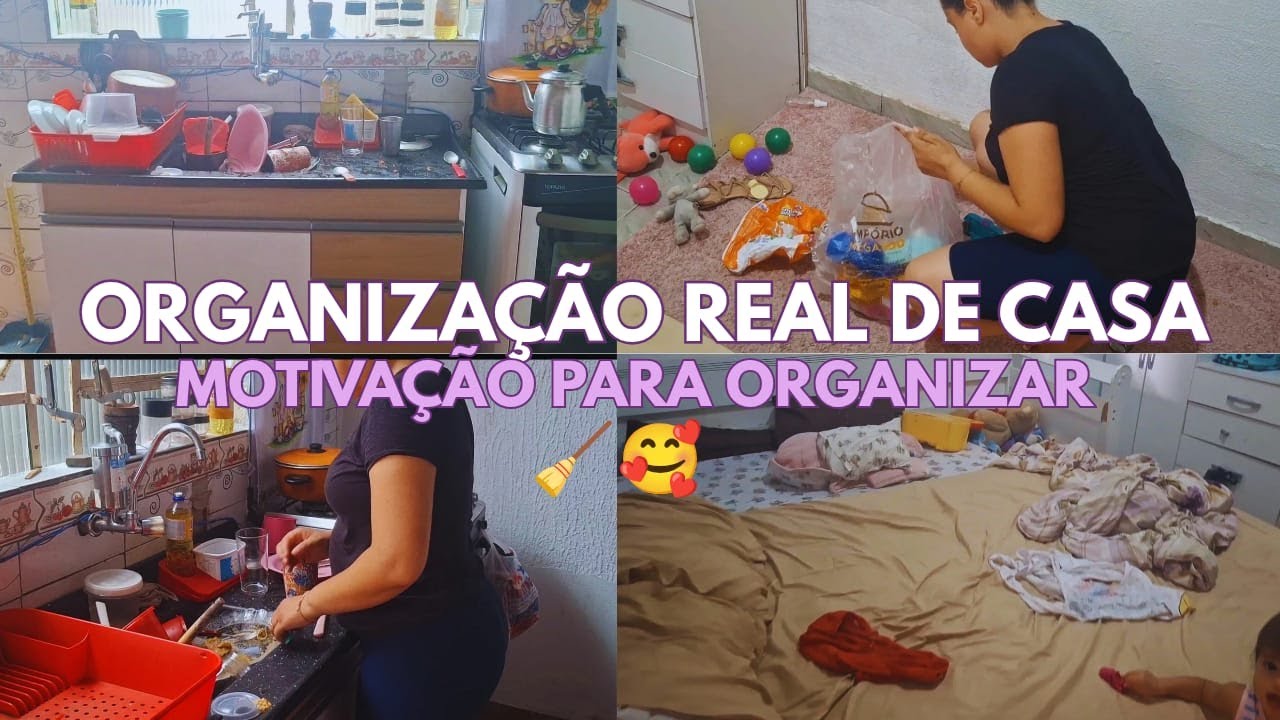 Organização real da casa 🧹 | Vem se motivar comigo
