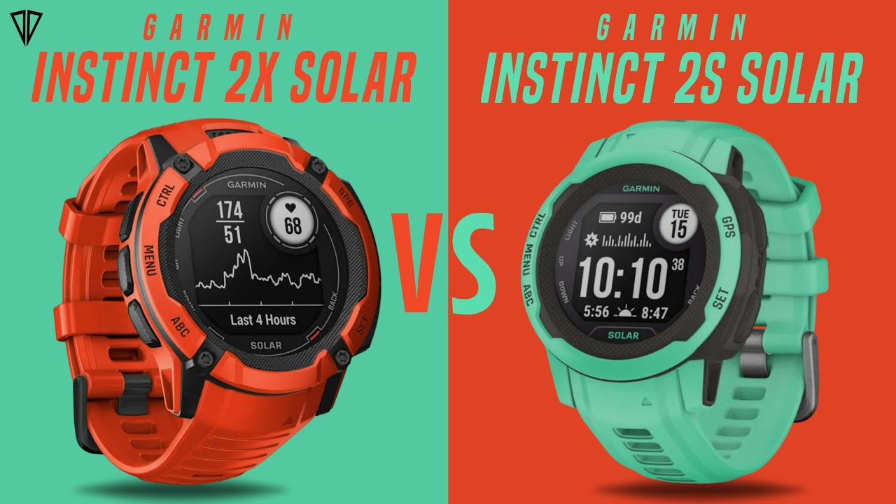Garmin Instinct 2X Solar VS Garmin Instinct 2S Solar
