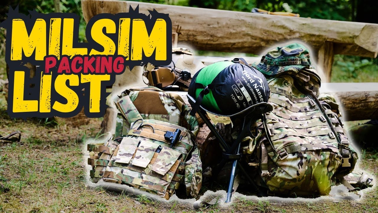 Milsim Packing List - Complete Packing Guide For Your First Milsim Event