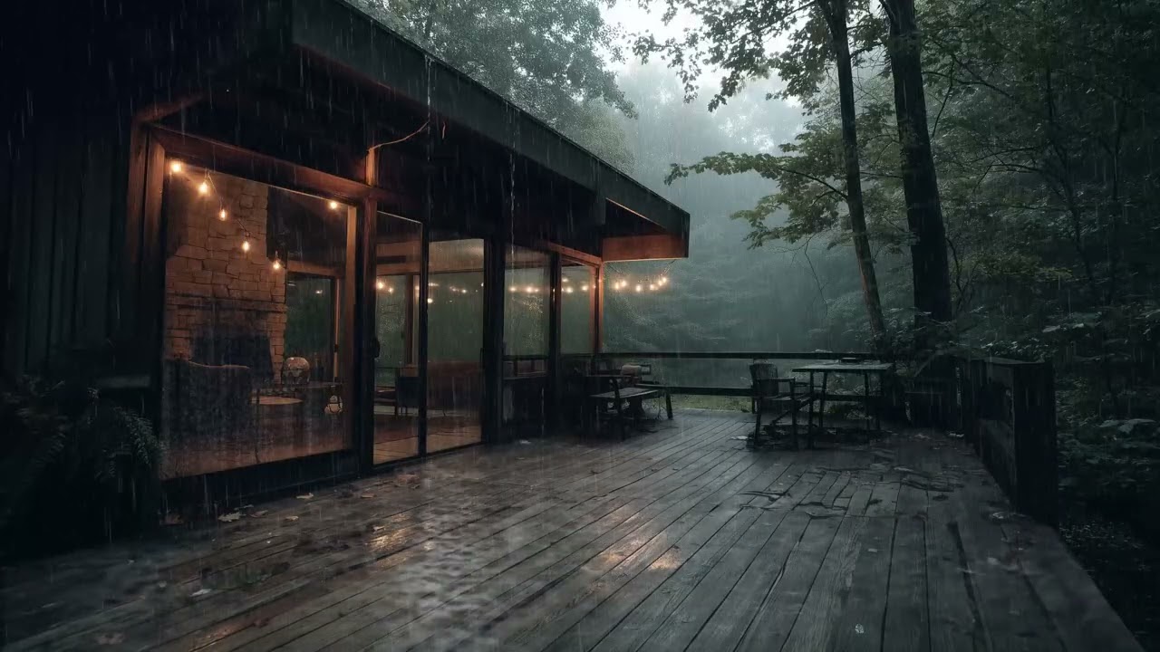 Midnight Rain Ambience 🌙 Gentle Rain Sounds for Relaxation, Sleep and Stress Relief