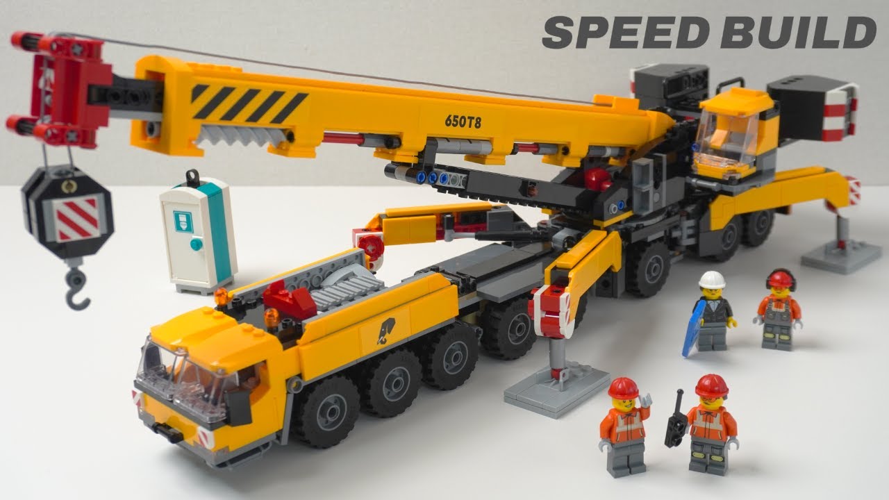 LEGO City 60409 Mobile Construction Crane Speed Build