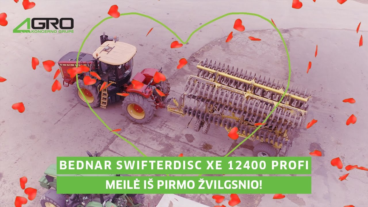 BEDNAR Swifterdisc XE 12400 Profi - sėkmės istorija