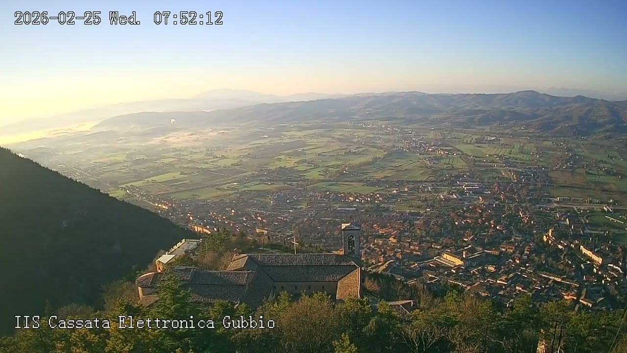 Gubbio Timelapse del 25/02/2026