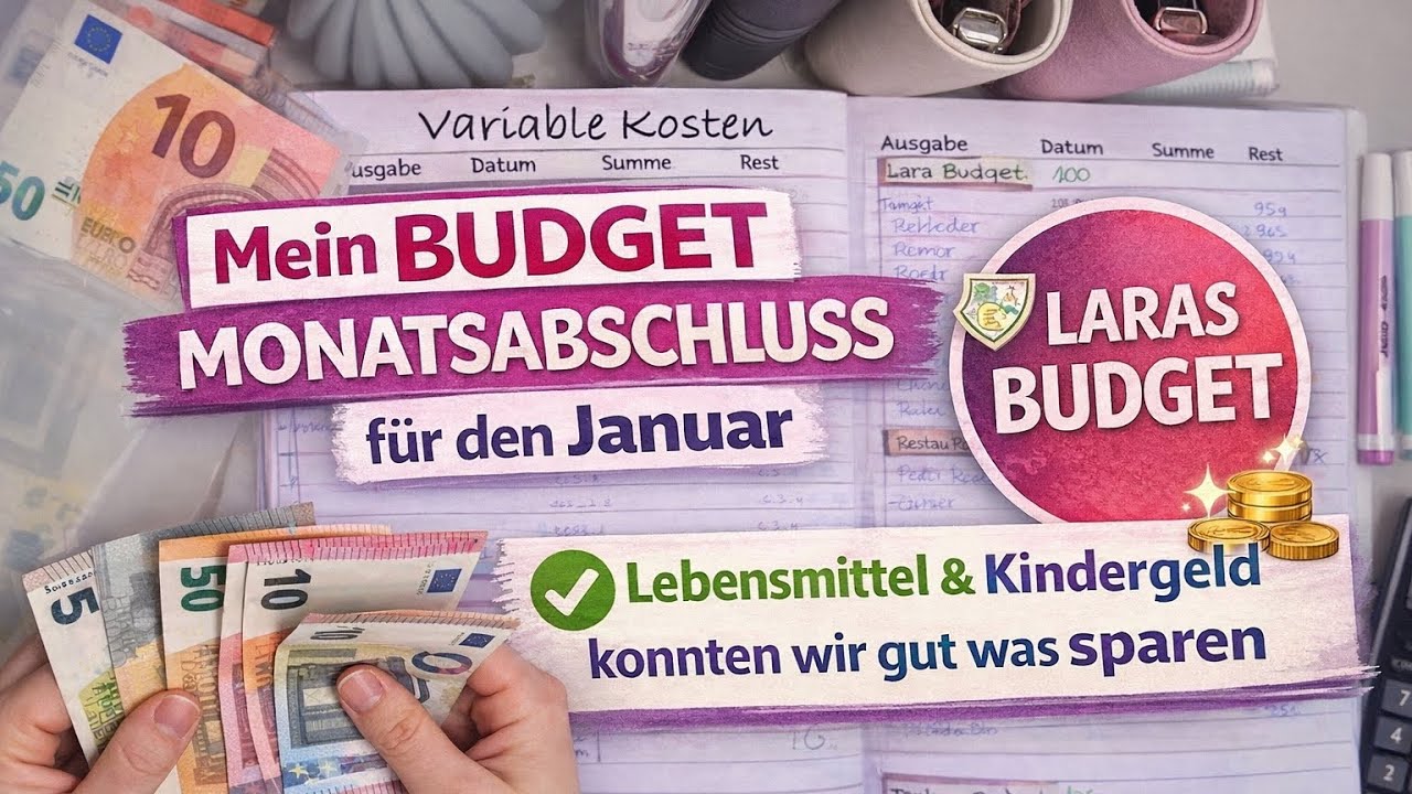 Monatsabschluss Januar - das konnten wir sparen