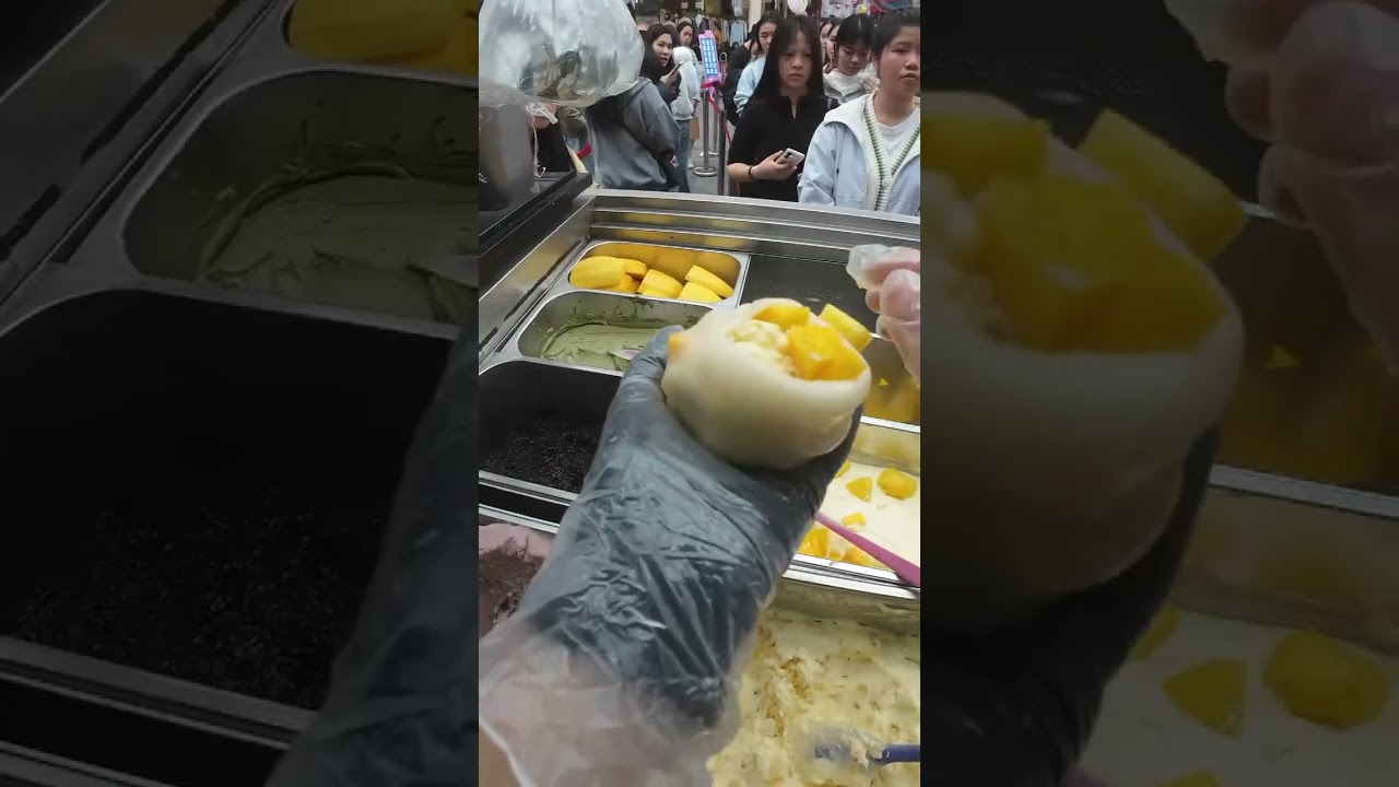 Setting up a stall to sell glutinous rice cakes and earning thousands of yuan per day.的副本