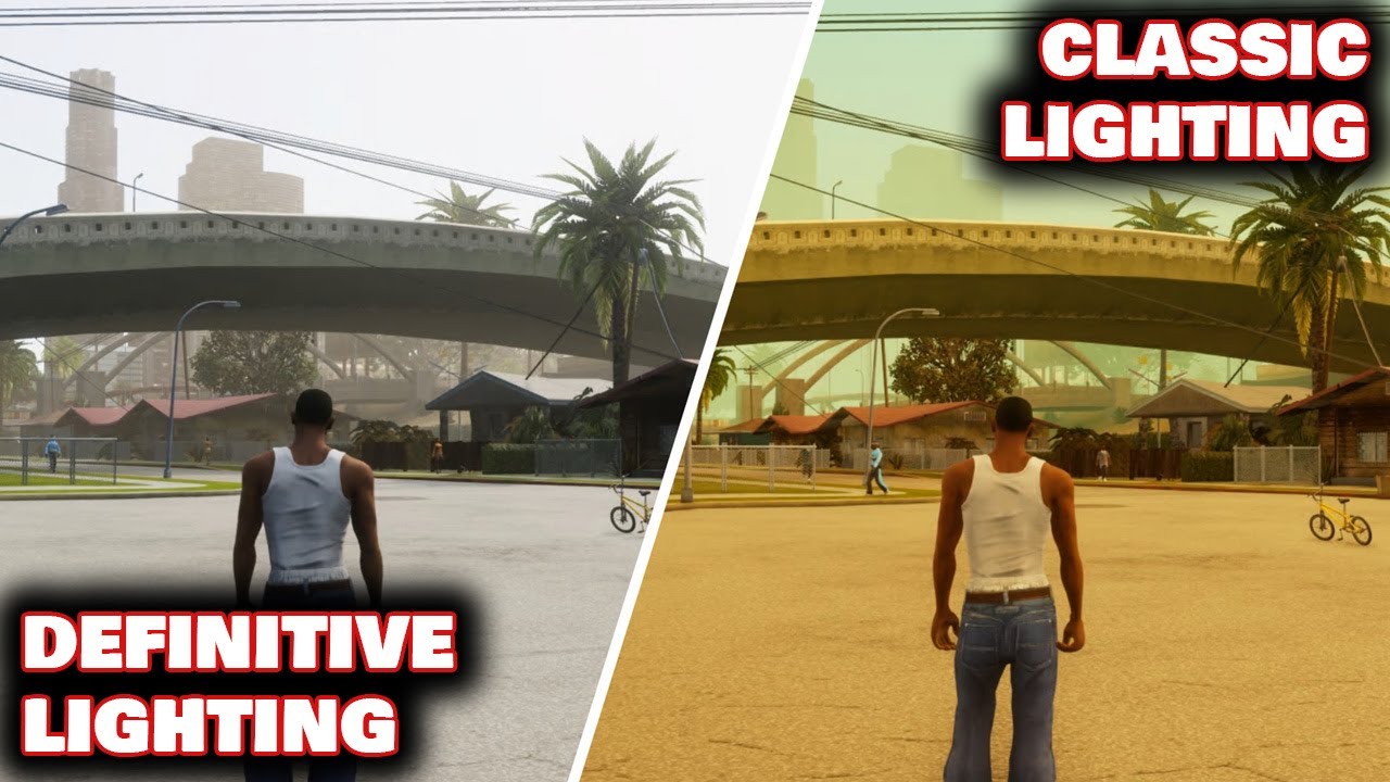 GTA Trilogy - Definitive Lighting vs Classic Lighting - Comparison