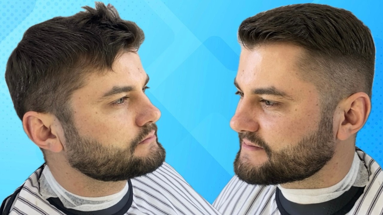 Классическая мужская стрижка машинкой