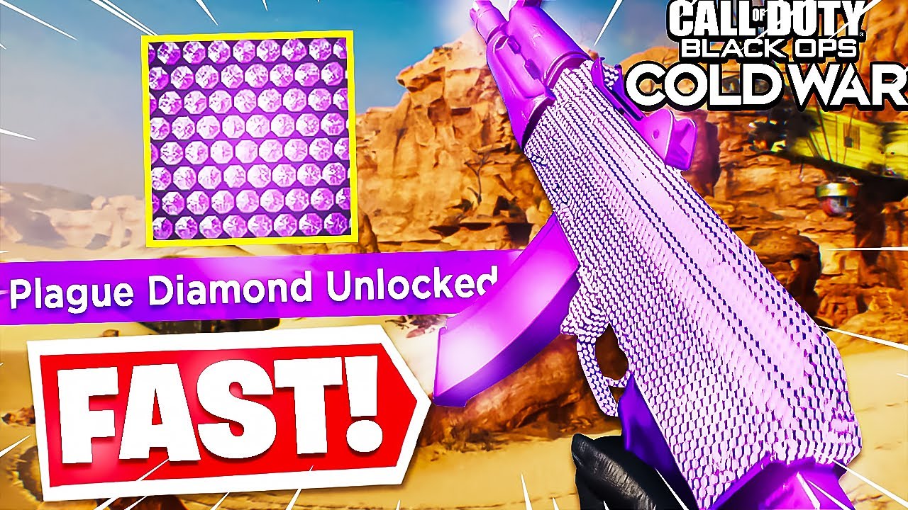 I UNLOCKED PLAGUE DIAMOND SMGs in BLACK OPS COLD WAR! EASIEST WAY TO UNLOCK PLAGUE DIAMOND CAMO