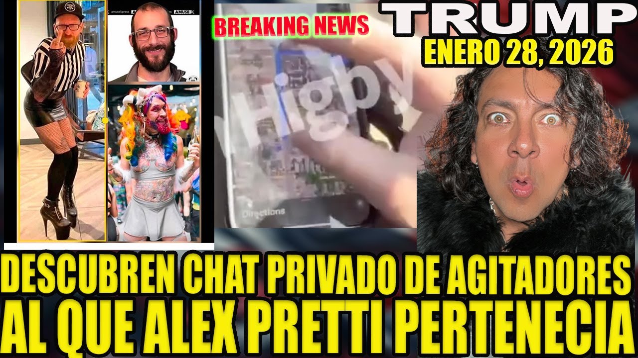 DESCUBREN CHAT PRIVADO DE AGITADORES DE ICE AL QUE ALEX PRETTI PERTENEC&Iacute;A