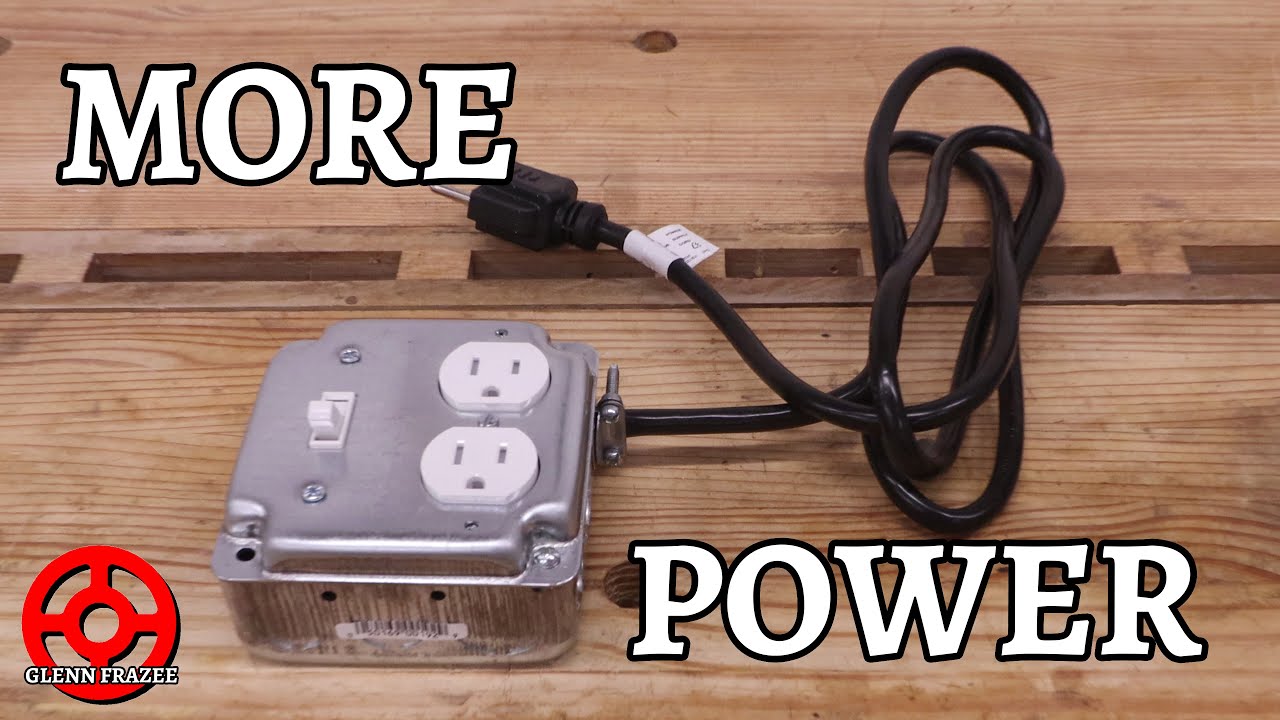 Портативная розетка с удлинителем своими руками 🔌