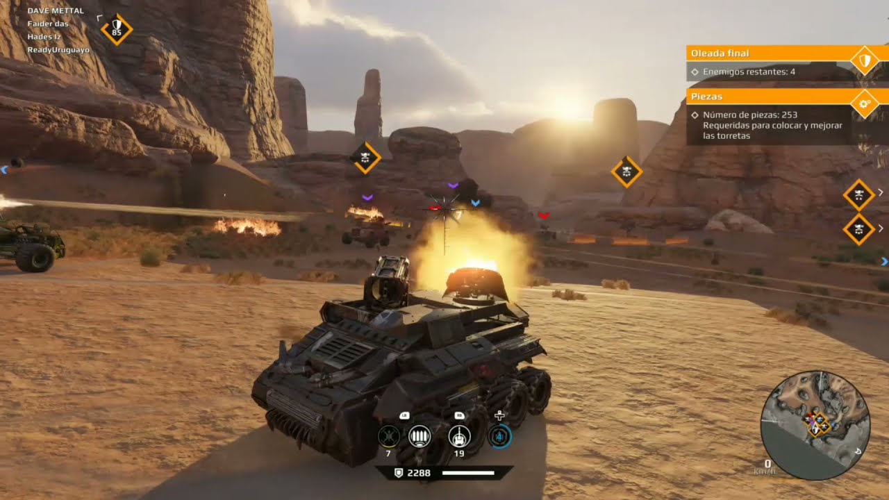 Crossout. Incursiones, vehículo híbrido.