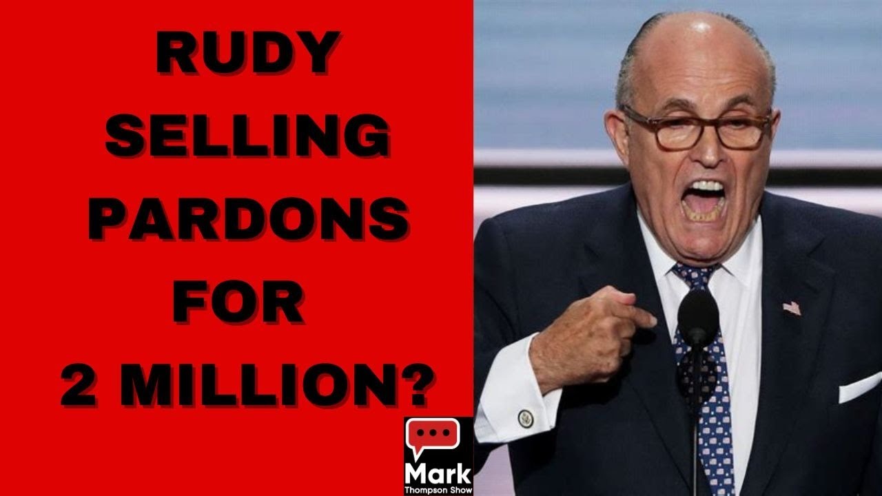Rudy Selling Pardons? New Suit Alleges A Lot...David Cay Johnston guest... 5/16