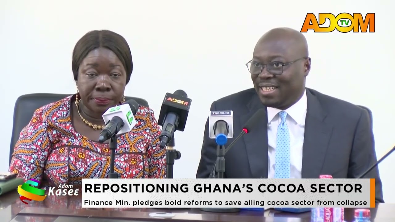 Finanace minster pledges bold reforms to save ailing cocoa sector from collapse