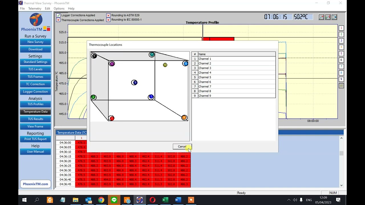 SW25-YMPT-230403 CQI-9 Thermal View Survey Solution + Aging / Thermal View Plus Cool-rate Analysis