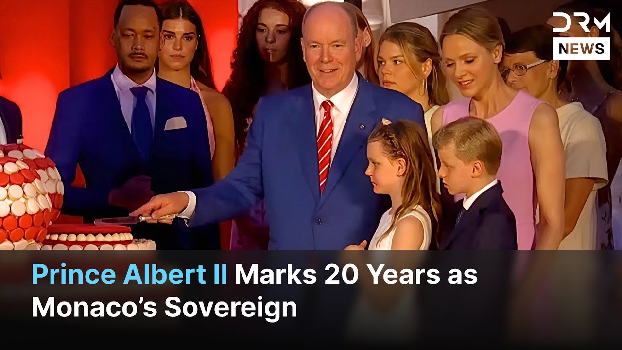 Prince Albert II Marks 20 Years as Monaco’s Sovereign | Grand Palace Celebration Highlights | AQ1E