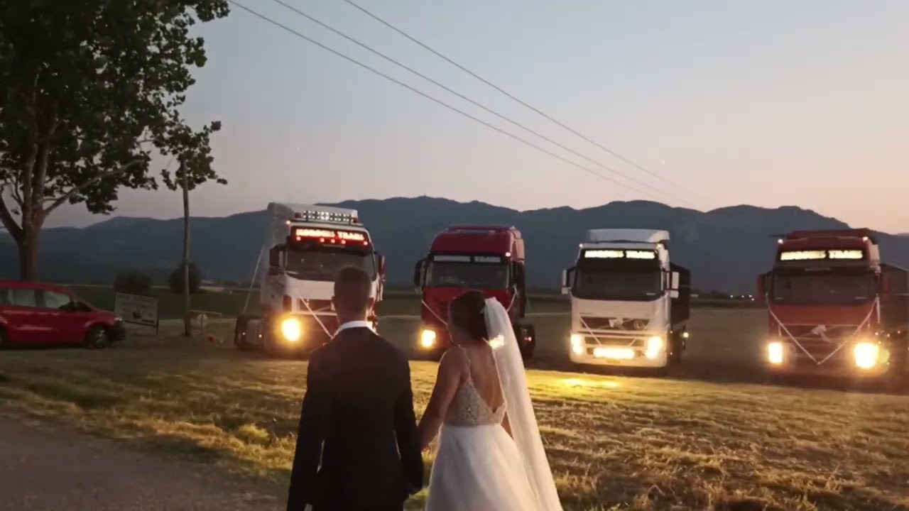 Γάμος με φορτηγά στη Μαγουλίτσα Καρδίτσας
