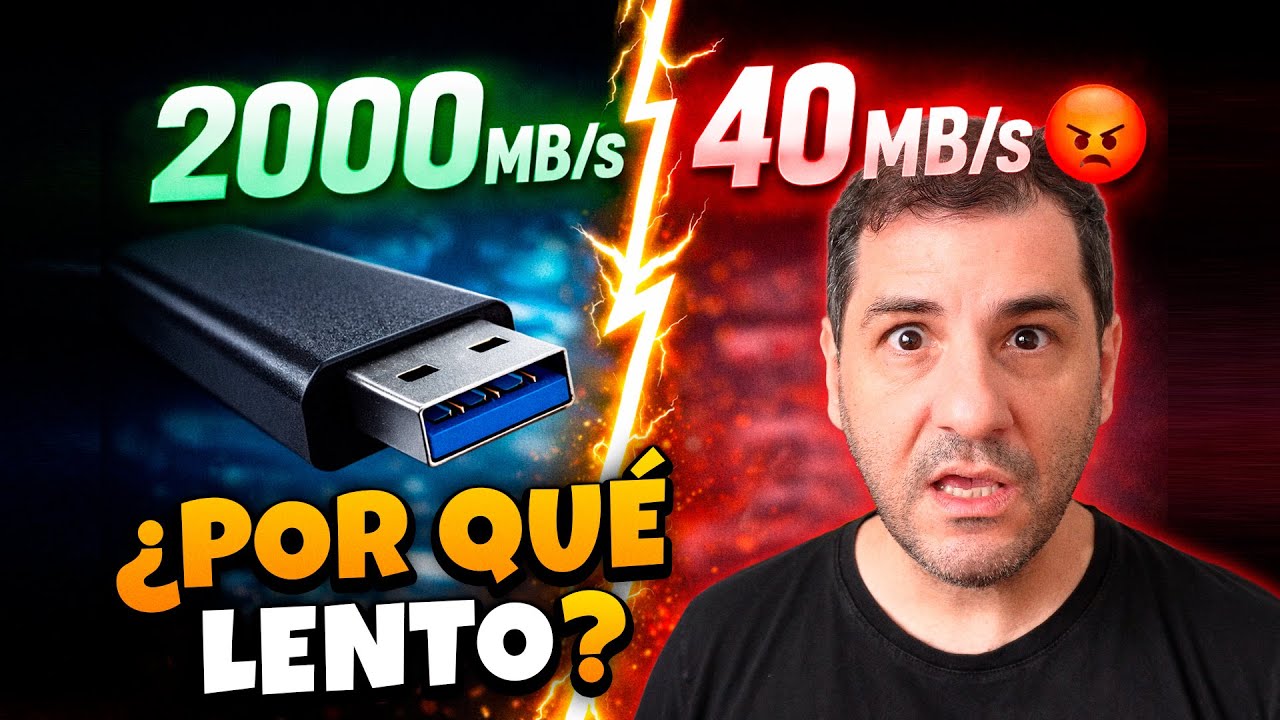 Por Esto tu USB Nunca Alcanza la Velocidad Real