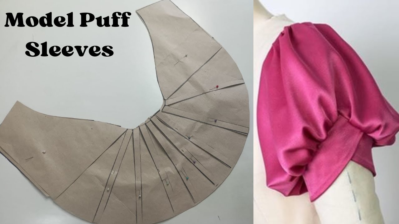 Puff sleeve model blouse || New model puff sleeve cutting and stitching || Puff sleeves design