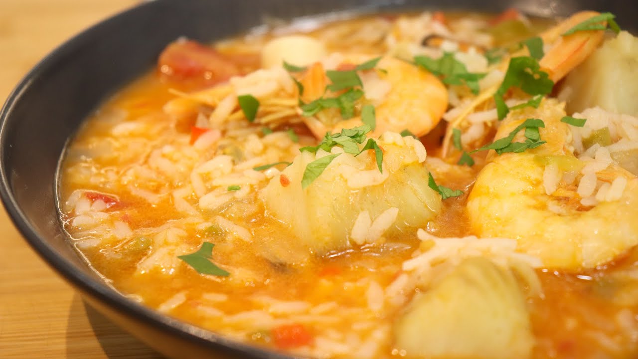 Receita de Arroz de Tamboril com Marisco