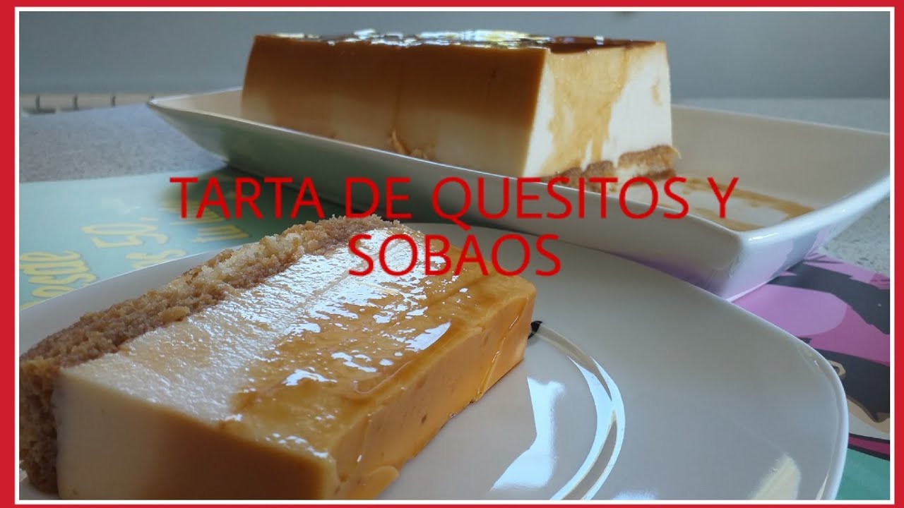 Flan de quesitos y sobaos 🍰🍰🍰 Receta facil, sin horno Miss cositas canal