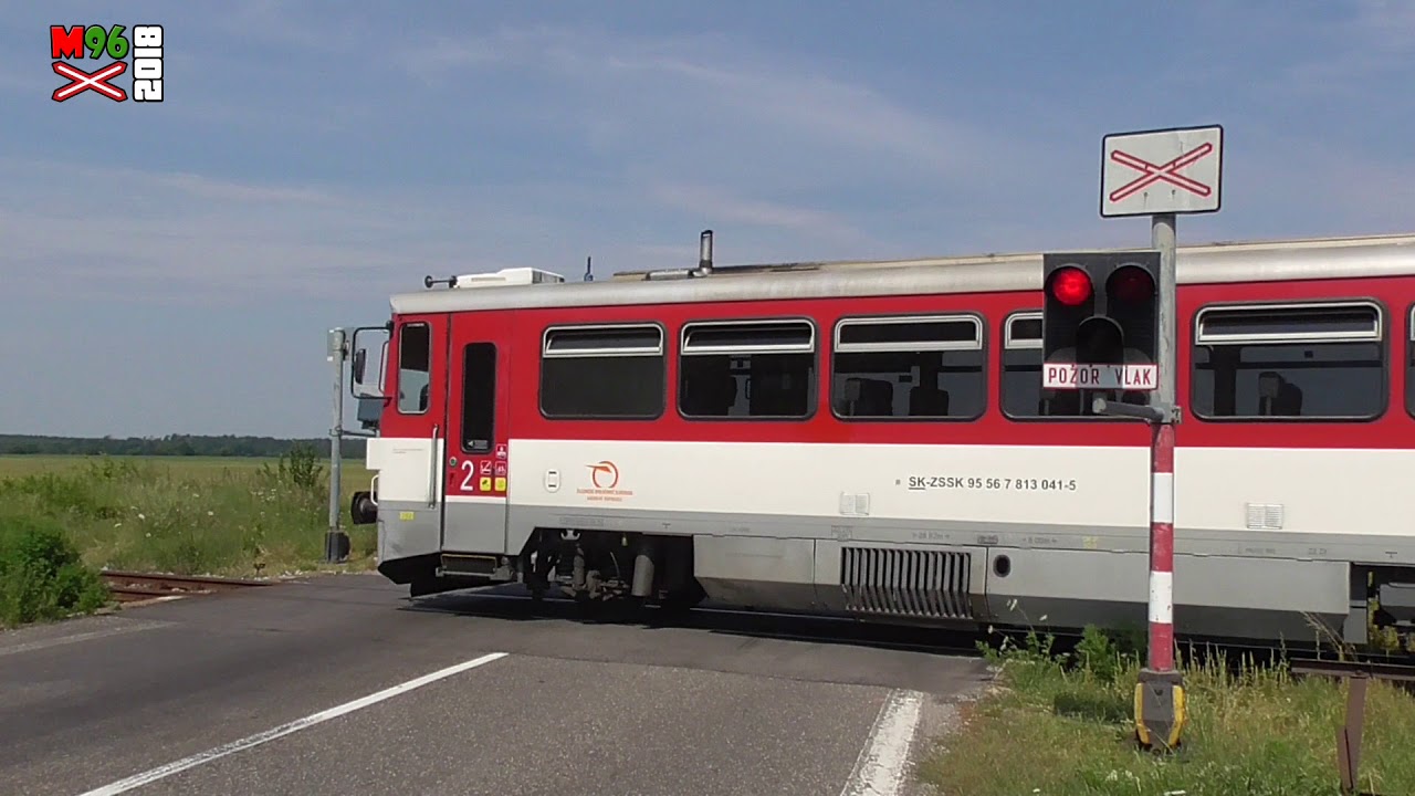 Železničné priecestie Pernek pri Zohore [SP2041] - 29.7.2018 / Ž. přejezd / Slovak railroad crossing